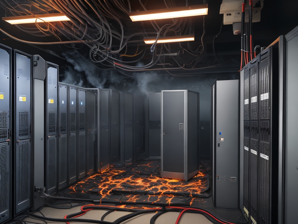 DreamShaper_v7_a_telecommunications_room_with_servers_set_on_f_1 ...